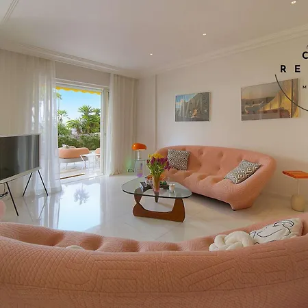 Amelie - Luxury Beachfront Croisette Large Terrace Parking Appartamento *
