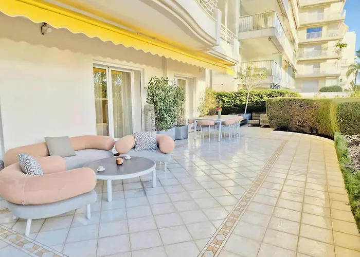 דירה Luxury Beachfront Croisette Large Terrace Parking קאן