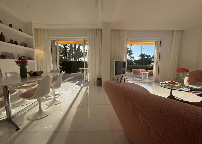 Apartment Luxury Beachfront Croisette Large Terrace Parking *