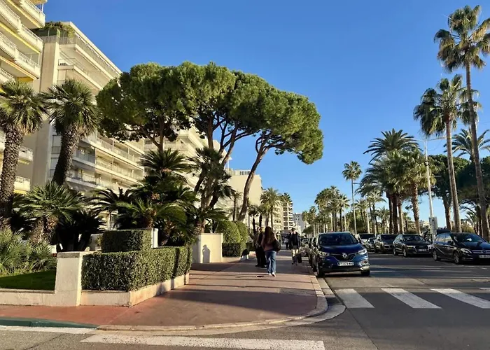 דירה Luxury Beachfront Croisette Large Terrace Parking