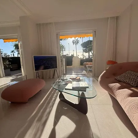 Luxury Beachfront Croisette Large Terrace Parking * Cannes