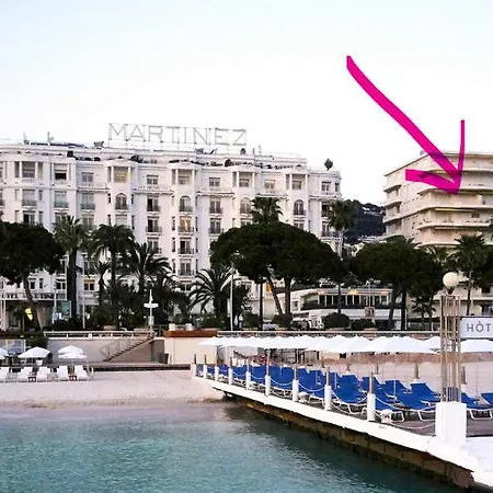 Luxury Beachfront Croisette Large Terrace Parking * Cannes