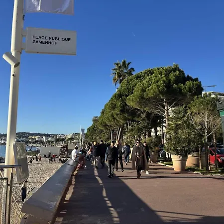 Apartment Luxury Beachfront Croisette Large Terrace Parking Cannes