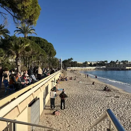 Luxury Beachfront Croisette Large Terrace Parking * Cannes